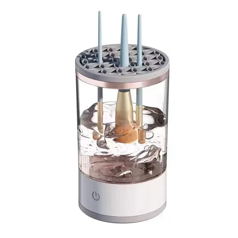 USB Powered Brush Washer Dryer Odorless Battery-Free Makeup Cleaner Plug-And-Play Essential Beauty Accessory