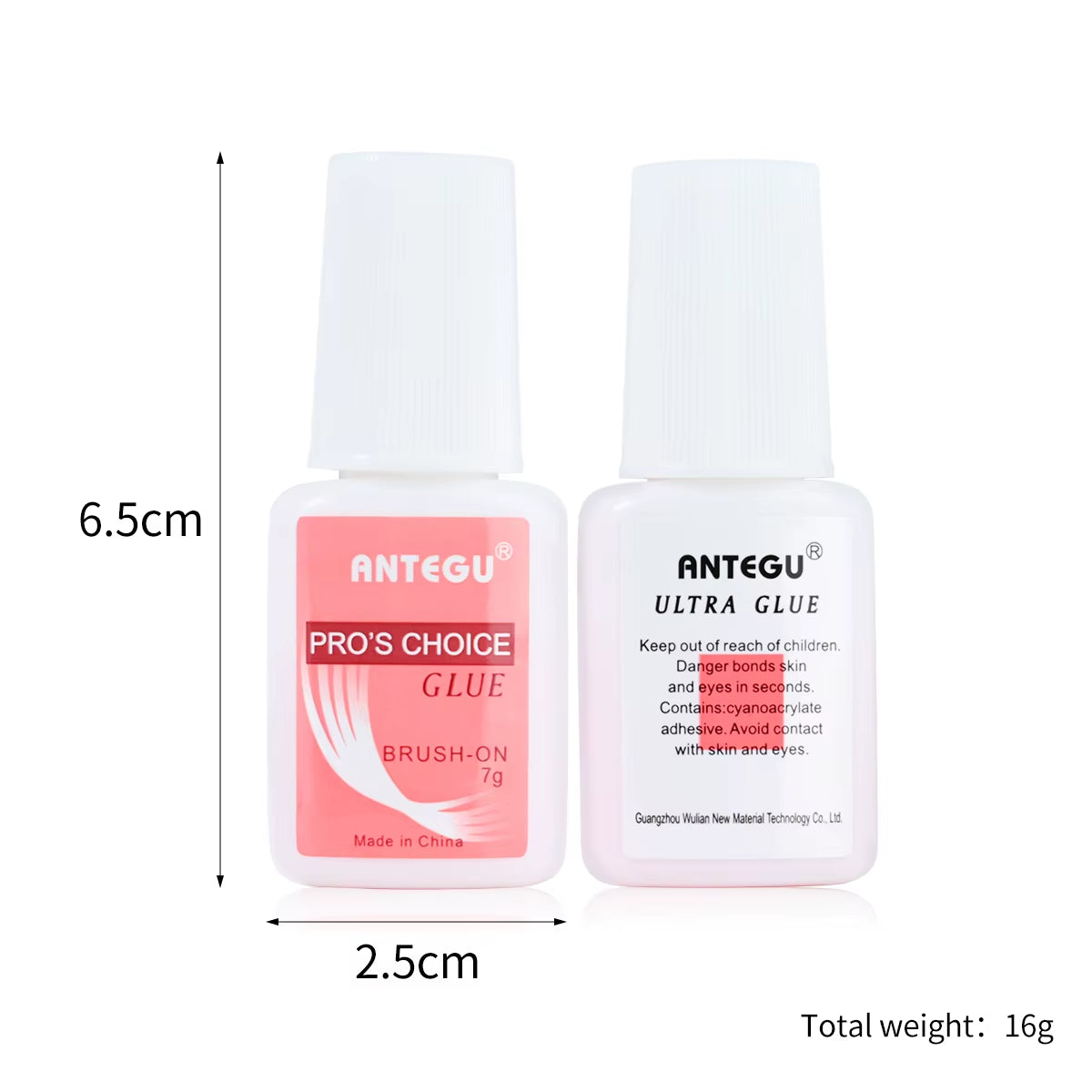 1/5/10Pcs Fast-Dry Fake Nail Nail Art Glue 7G/Bottle Super-Strong Adhesive Nail Glue with Brush Rhinestones&Falase Tip Glue
